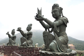 Chinese Godnese Sculpture