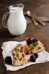 Sweet baked cake
