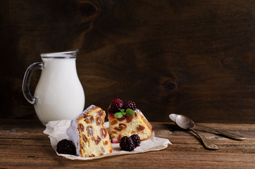 Sweet baked cake