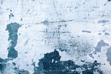 Wall fragment with attritions and cracks