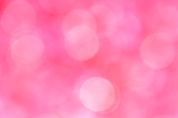 Pink background with bokeh defocused lights