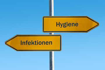 Obraz premium Schild 66 - Hygiene