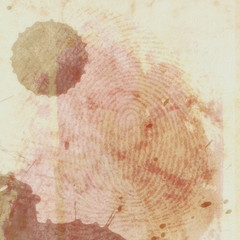 Abstract grunge old spilled ink and fingerprint paper background, illustration design element