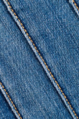 blue jeans texture with seams