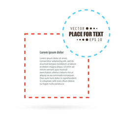 Abstract concept vector empty speech square quote text bubble.