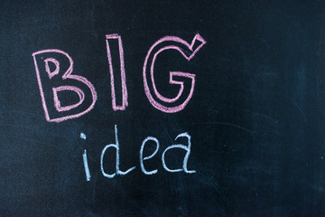 text "Big Idea" on the board