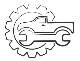 Logo car service.