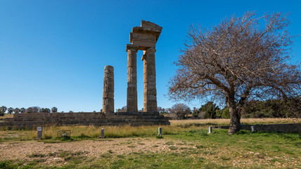 Acropolis of Rhodes, temple of Apollo