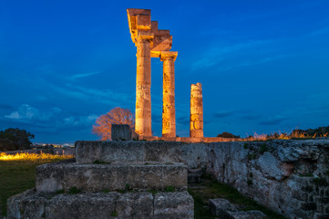 Acropolis of Rhodes, temple of Apollo