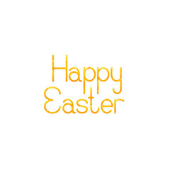 Happy Easter lettering