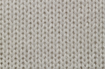 White knitting wool texture for pattern and background