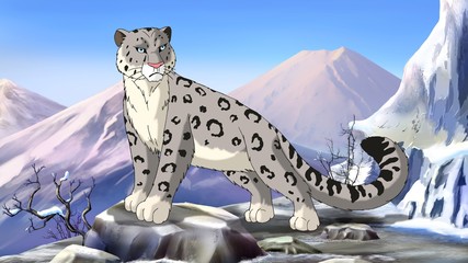 Snow Leopard Image © multipedia