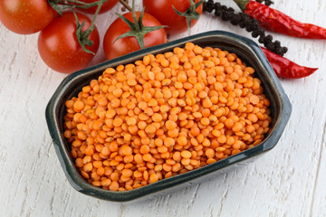 Red lentils