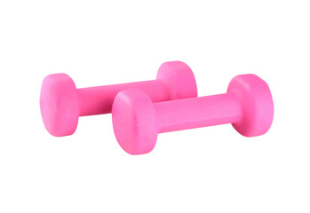pink  dumbbells