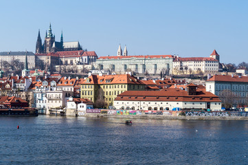 Fototapeta na wymiar Blick auf den Prager Dom