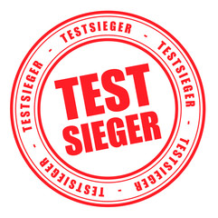Stempel "Testsieger"