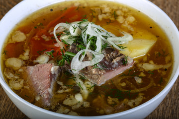Lamb soup