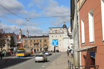 Naklejka na ściany i meble Old Town,Vilnius