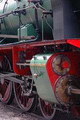 Räder einer Dampflokomotive