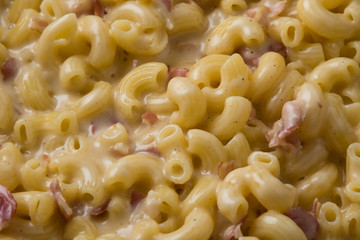 macaroni and cheese close-up