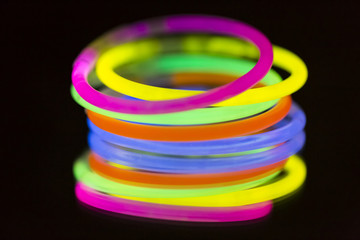 colored lights fluorescent neon