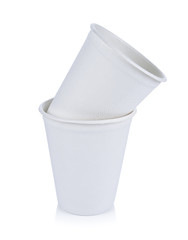 White Paper Cup close up