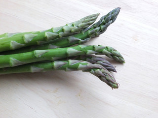 spears of asparagus