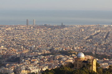 Naklejka premium Barcelona cityscape