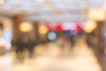 Abstract background of shopping mall