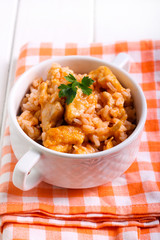 Chicken breast and rice