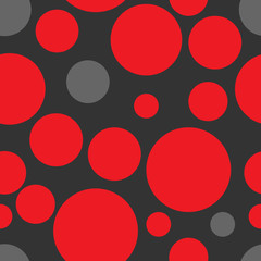 colored circle seamless pattern