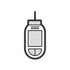 Medical Device Icon, Diabetes Flat icon