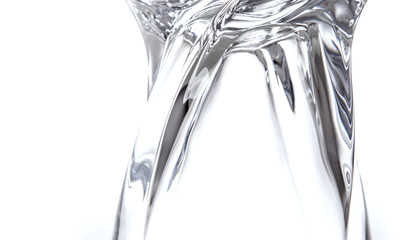 abstract glass with motion blur