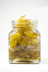Lemon Honey in a bottle - fruit preserve