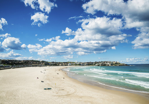 view of bondi beach in sydney australia by day
