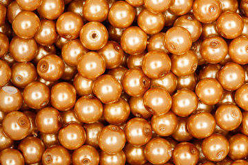 Orange beads for Background and texture.