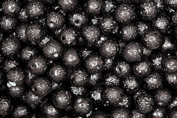Black beads. Hi res texture.