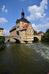 Fototapeta na wymiar A view in BAMBERG, Bavaria, region Upper Franconia, Germany