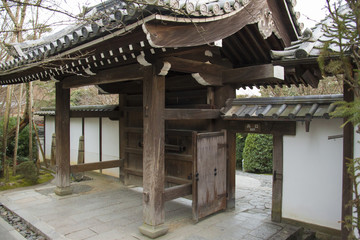 Sanmon gate of Ryoan ji garden