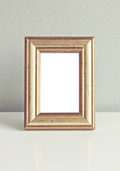 Old gilded frame