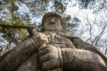Fototapeta na wymiar stone Guardian Statue guarding the Ming emperor's tomb