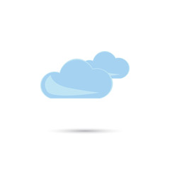 Illustration of cloudy weather icon