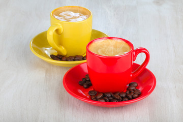 cups of coffee