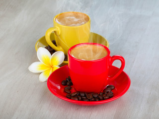cups of coffee