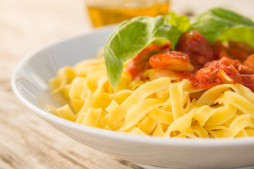 Tagliatelle al sugo di carne