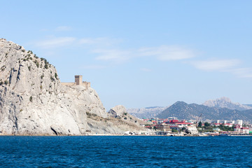 Fototapeta na wymiar Beautiful view of the southern coast in Crimea 