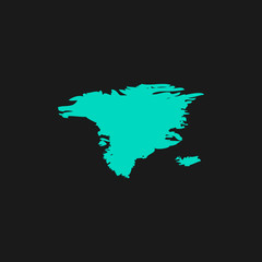Obraz premium Vector map - Alaska