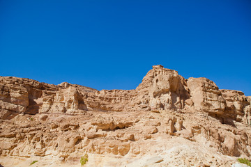 Fototapeta na wymiar Colored Canyon in Egypt