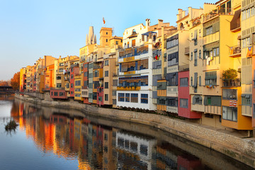 Fototapeta na wymiar Landscape from Girona, Spain