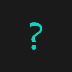 Question mark sign icon, vector illustration